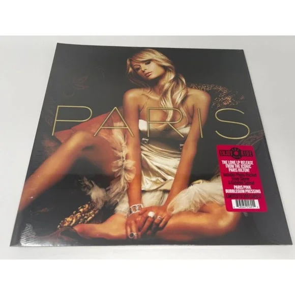 PARIS HILTON Pink Bubblegum Vinyl LP Exclusive Limited Edition ONLY 300 Copies - Picture 2 of 9